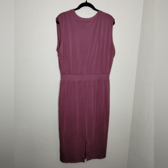 Athleta Mauve Midi Dress - Picture 3 of 11